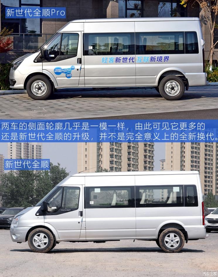 江鈴福特 新世代全順 2021款 2.2T Pro AMT物流車長軸7座中頂國VI