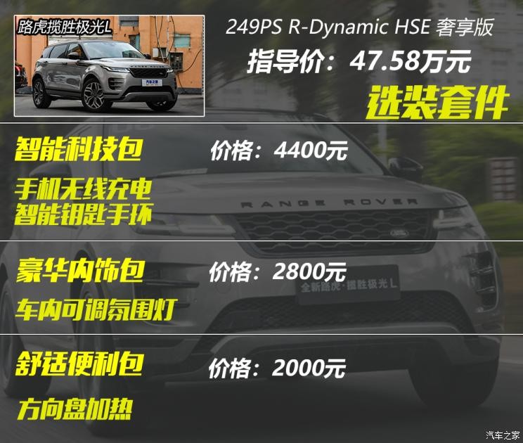 奇瑞捷豹路虎 攬勝極光 2021款 極光L 249PS R-Dynamic First edition 首發(fā)版