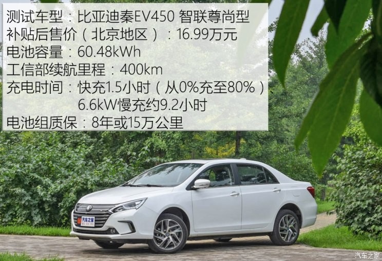 比亞迪 秦 2018款 秦EV450 智聯(lián)尊尚型