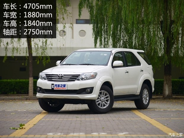 豐田(進(jìn)口) Fortuner 2015款 2.7L 標(biāo)準(zhǔn)版