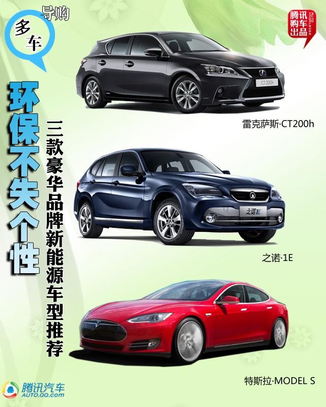 三款豪華品牌新能源車型推薦 環(huán)保不失個(gè)性