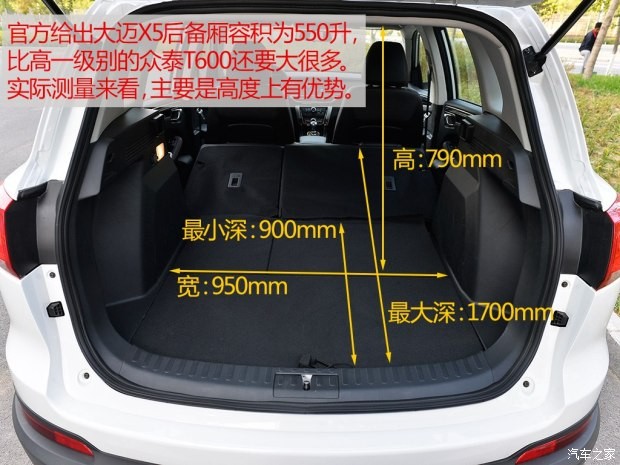 眾泰汽車 大邁X5 2015款 1.5T 手動尊貴型