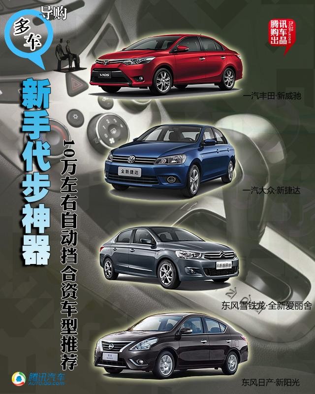 新手代步神器 10萬左右自動(dòng)擋合資車型推薦