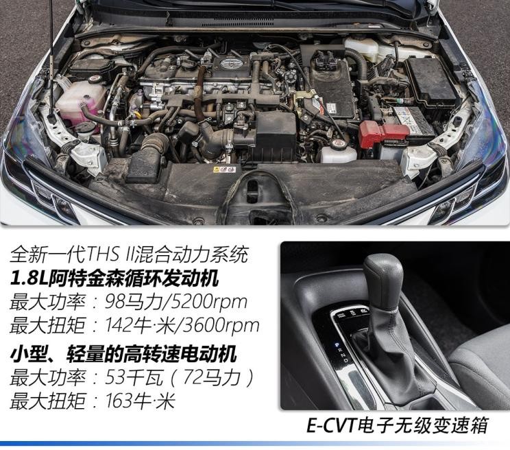 一汽豐田 卡羅拉 2019款 雙擎 1.8L E-CVT GL-i精英版