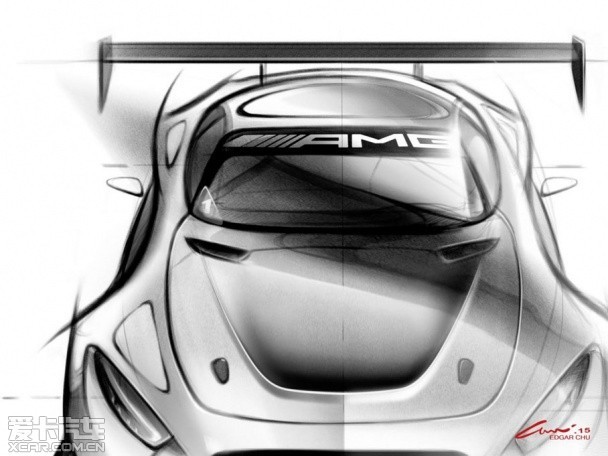 奔馳AMG GT3設(shè)計(jì)圖 將取代SLS AMG GT3