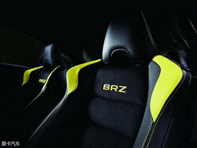 斯巴魯BRZ type-RS黃色特裝版