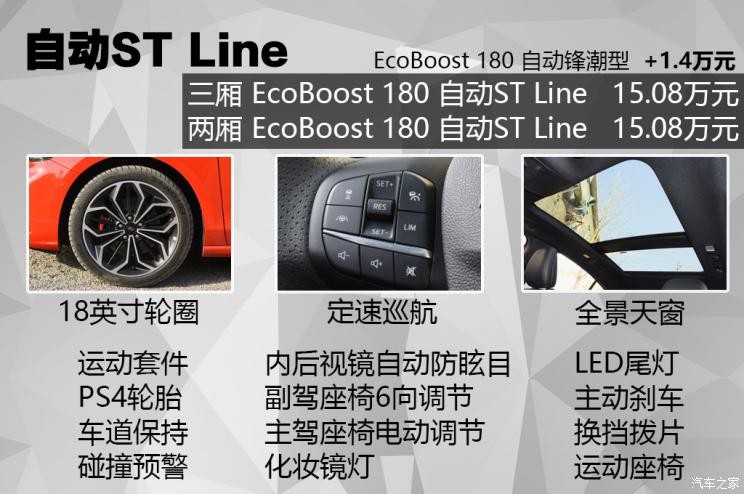 長安福特 福克斯 2021款 三廂 EcoBoost 180 自動(dòng)ST Line