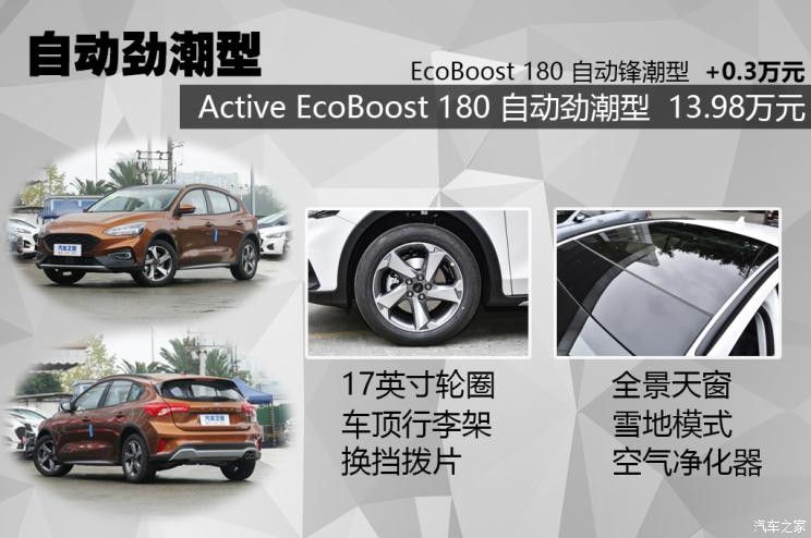 長安福特 ?？怂笰ctive 2021款 EcoBoost 180 自動(dòng)勁潮型