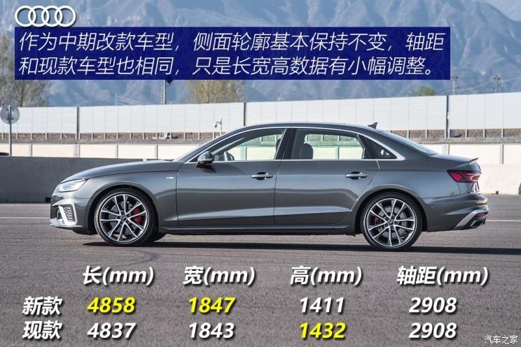 一汽-大眾奧迪 奧迪A4L 2020款 45 TFSI quattro 臻選動感型