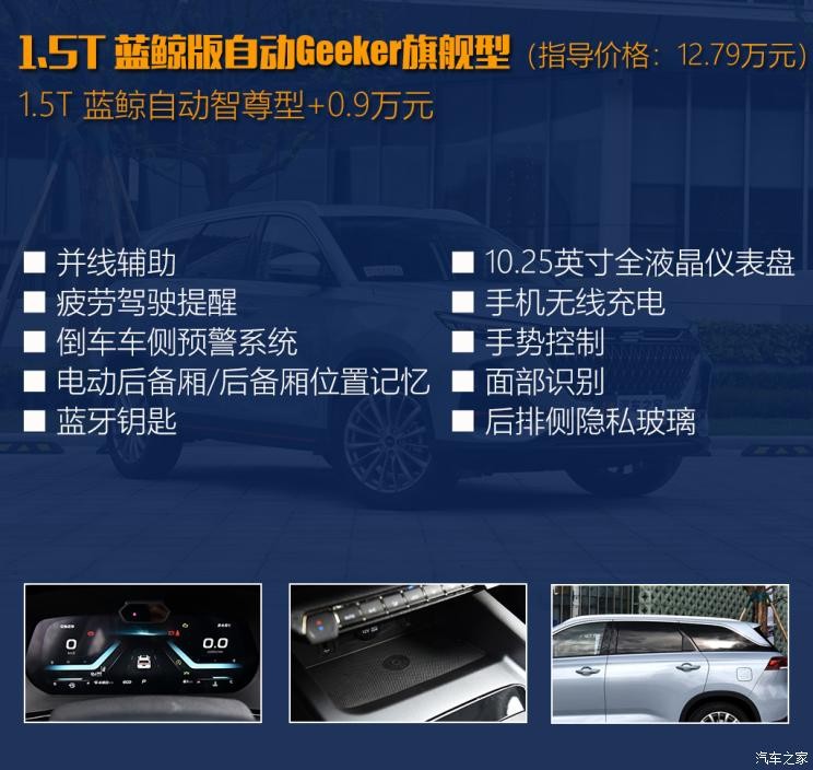 長安汽車 長安歐尚X7 PLUS 2022款 1.5T 藍(lán)鯨版自動(dòng)Geeker旗艦型