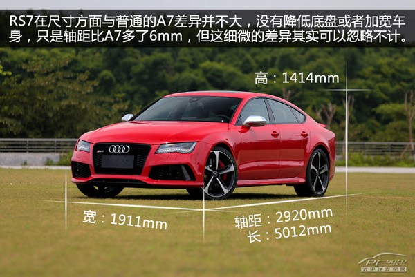 極速先生 評測奧迪2014款RS7 Sportback