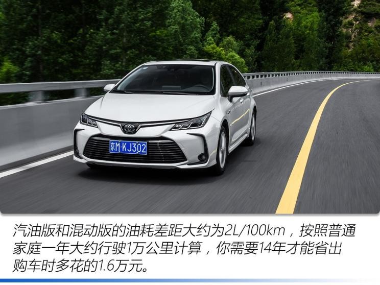 一汽豐田 卡羅拉 2019款 雙擎 1.8L E-CVT GL-i精英版