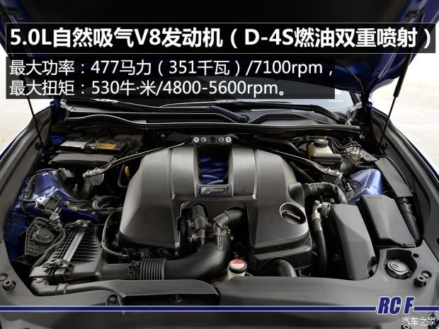 雷克薩斯F 雷克薩斯RC F 2015款 F 5.0L 巔峰版