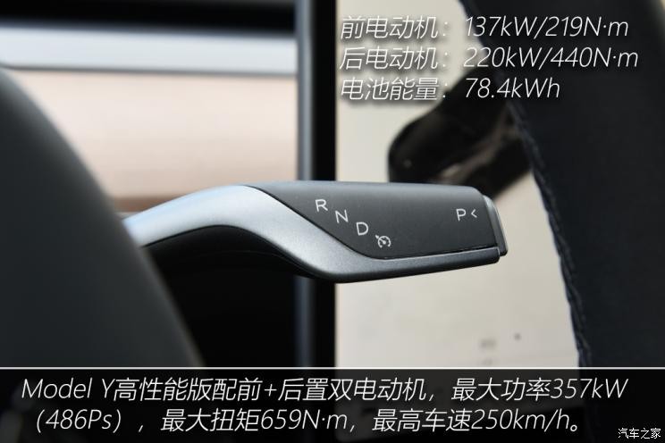 特斯拉中國 Model Y 2021款 Performance高性能全輪驅(qū)動(dòng)版